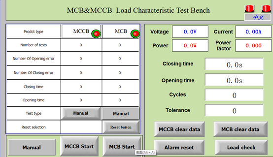 Iec60898-1 het stroomonderbreker Mechanische en Elektroleven het Testen Machine 0
