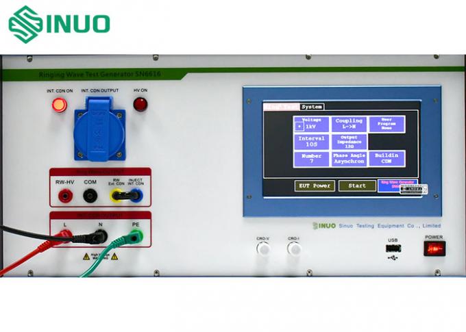 IEC 61000-4-12 Ringgolfsignaaltestgenerator EMC-tester in laagspanningsstroomleidingen 0
