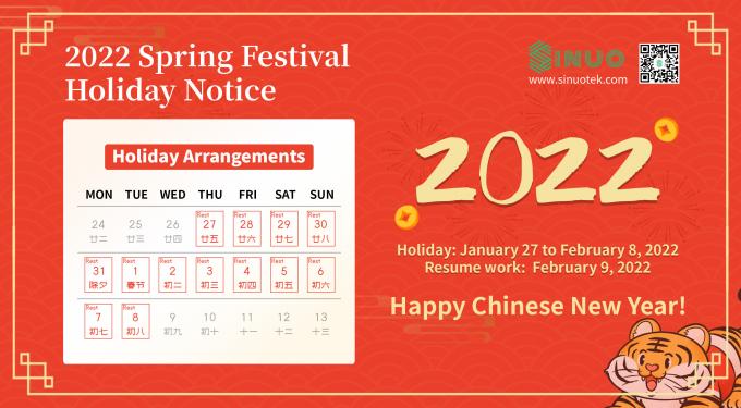 laatste bedrijfsnieuws over Vakantieregelingen van Chinees Nieuwjaar  0