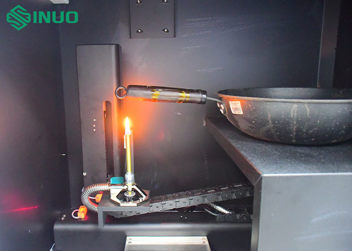 Het laatste nieuws van het bedrijf over Introducing Our New Cookware Handle Burning Resistance Test Apparatus for EN 12983-1 and TZS 683 Compliance