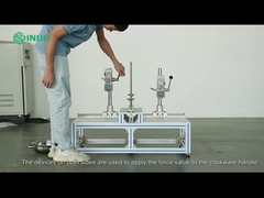 Van Handvatcookware van BS het ENGELSE 12983-1 Dubbele Materiaal van de de Weerstandstest Buigende