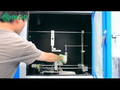 IEC 60335-1 Naaldvlamtoetsapparaat voor het testen van ontvlambaarheid en brandwerendheid van materialen