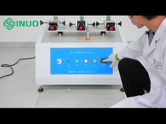 Drie stations aansluiting Isolatie schouwer Abrasietestapparaat Drukbelasting 4N IEC 60884