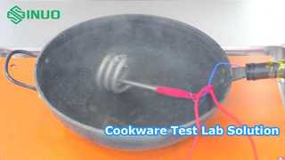 Geavanceerde testapparatuur voor kookgerei met volledige oplossing Zie hoe laboratoria testen volgens EN 12983-1