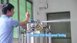 IPX6 jetmondstukset met digitale flowmeter Ф12,5 mm 100 ± 5 l/min