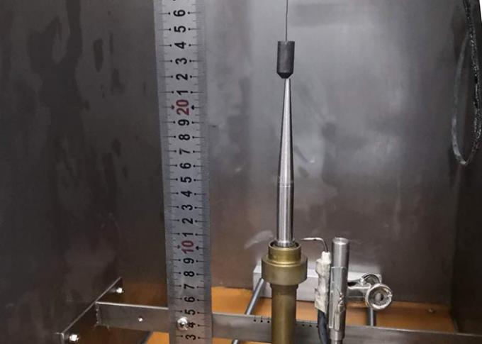 IEC 60332-1-2 Testkamer van roestvrij staal voor verticale verbranding van enkele geïsoleerde draden of kabels 2